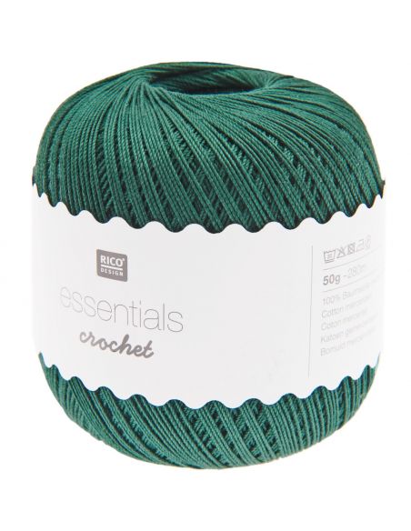 Pelote Essentials crochet vert sapin