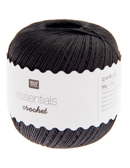 Pelote Essentials crochet noir