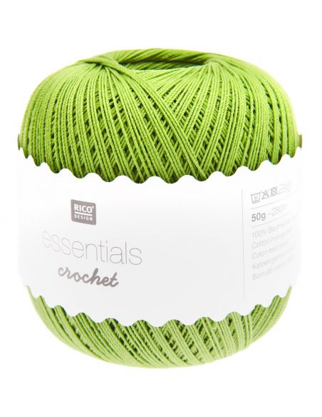 Pelote Essentials crochet vert clair