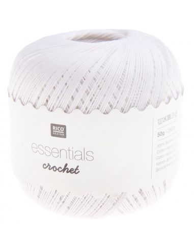 Pelote Essentials crochet blanc