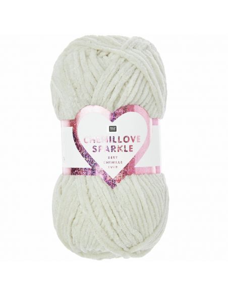 Pelote Creative chenillove sparkle crème