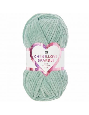 Pelote Creative chenillove sparkle aqua