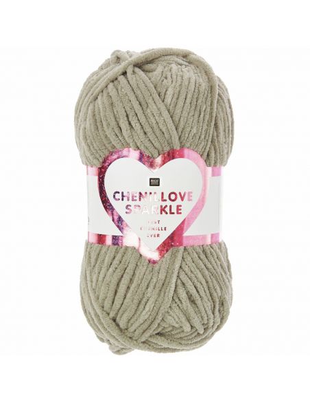 Pelote Creative chenillove sparkle taupe