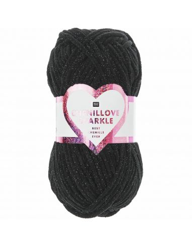 Pelote Creative chenillove sparkle noir