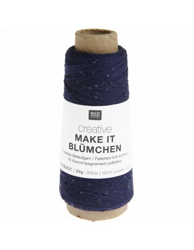 Pelote Creative make it Blümchen bleu marine