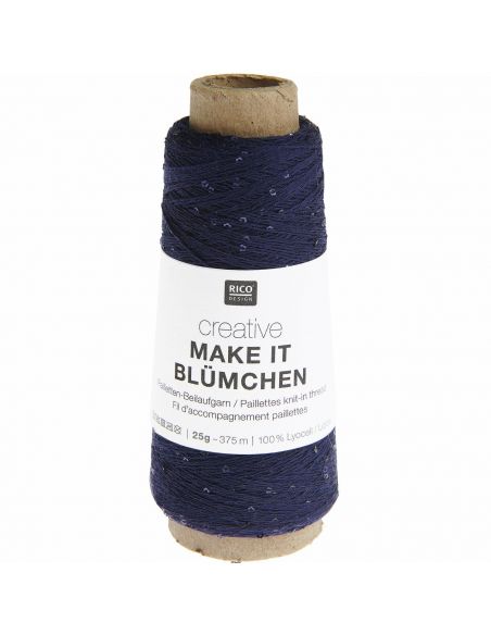 Pelote Creative make it Blümchen bleu marine