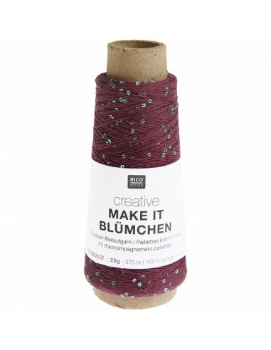 Pelote Creative make it Blümchen bordeaux