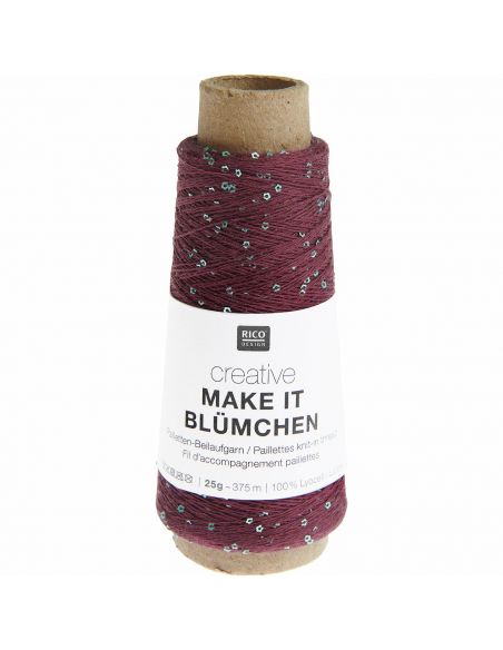Pelote Creative make it Blümchen bordeaux