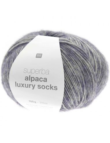 Pelote Rico socks superba alpaca luxury lilas