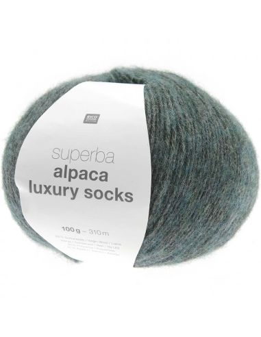 Pelote Rico socks superba alpaca luxury aqua