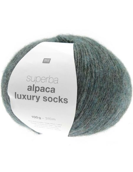 Pelote Rico socks superba alpaca luxury aqua