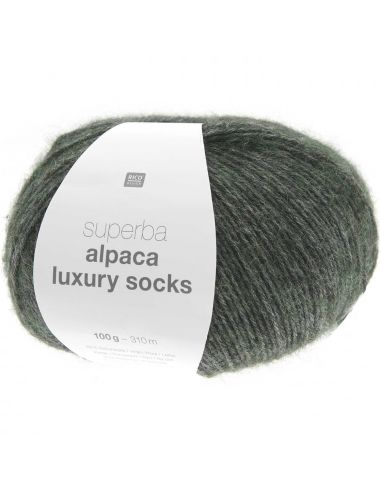 Pelote Rico socks superba alpaca luxury olive