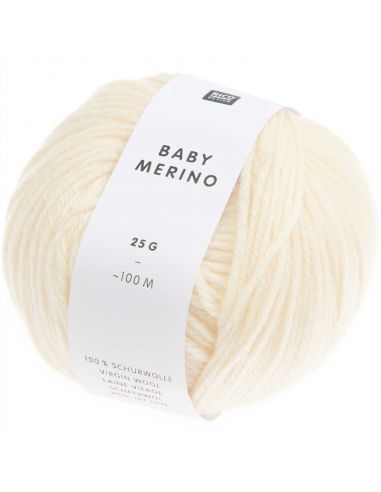 Pelote Rico baby merino crème