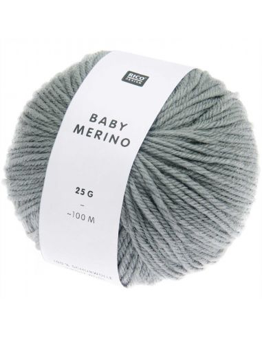 Pelote Rico baby merino gris