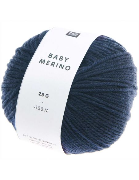Pelote Rico baby merino marine