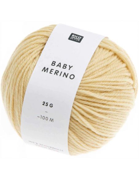 Pelote Rico baby merino vanille