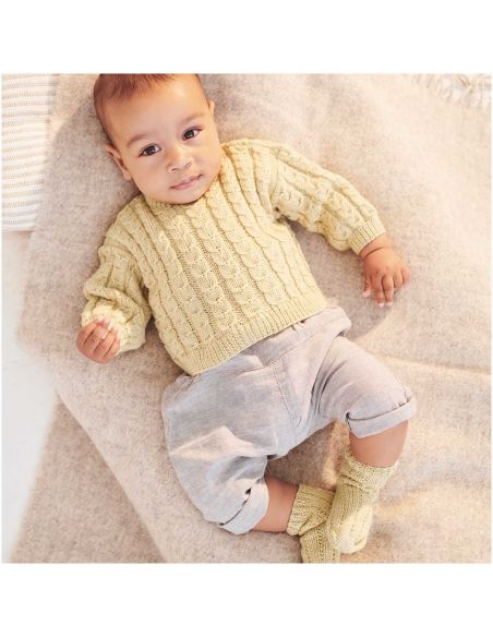 Pelote Rico baby merino vanille