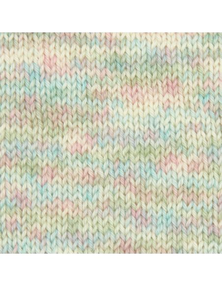 Pelote Rico baby merino print lilas lierre