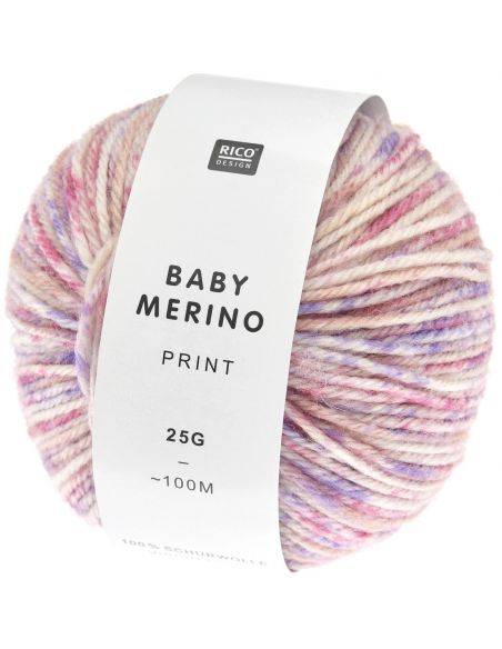 Pelote Rico baby merino print earthy multicolor