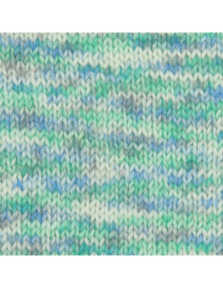 Pelote Rico baby merino print aqua