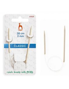 Aiguilles à tricoter circulaires chaussettes 28cm n°3