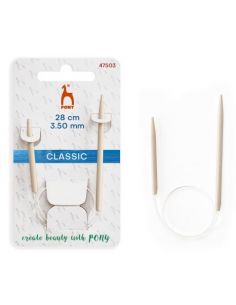 Aiguilles à tricoter circulaires chaussettes 28cm n°3,5