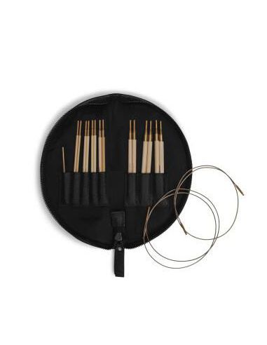 Dian - étui pour aiguilles à tricoter et crochets coloris noir