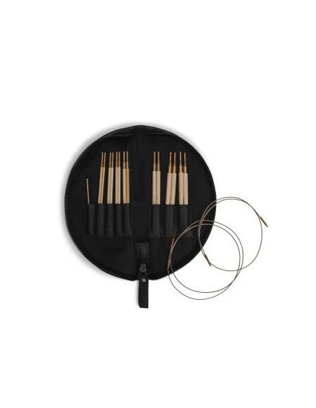 Dian - étui pour aiguilles à tricoter et crochets coloris noir