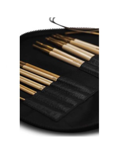 Dian - étui pour aiguilles à tricoter et crochets coloris noir