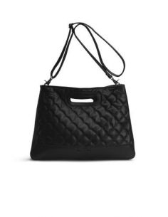 Darcia - sac à bandoulière matelassé coloris noir