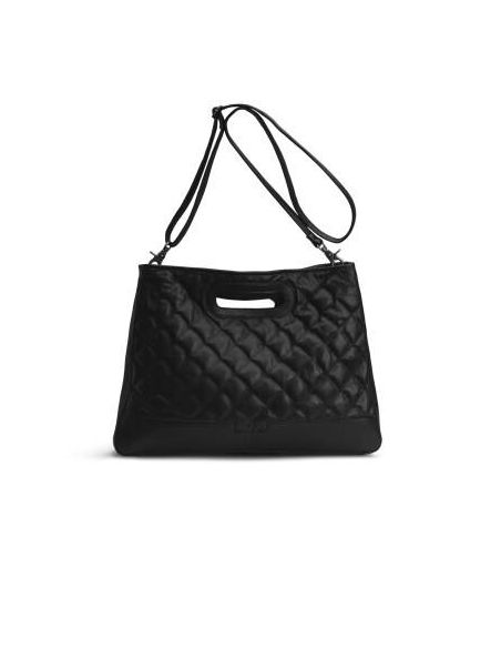 Darcia - sac à bandoulière matelassé coloris noir