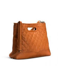 Darcia - sac à bandoulière matelassé coloris whisky