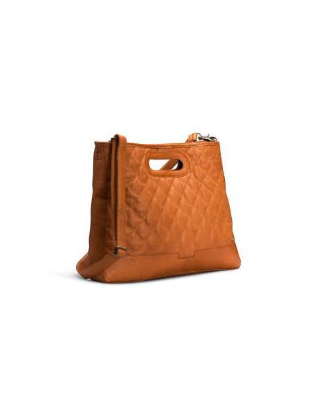 Darcia - sac à bandoulière matelassé coloris whisky