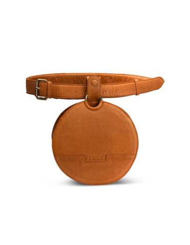 Demi - sac à bandoulière coloris whisky