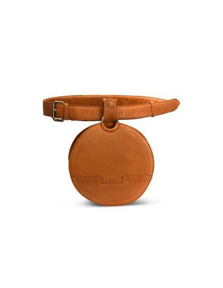 Demi - sac à bandoulière coloris whisky