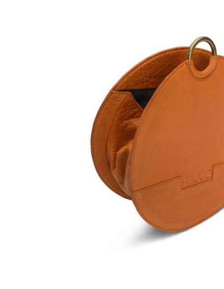 Demi - sac à bandoulière coloris whisky