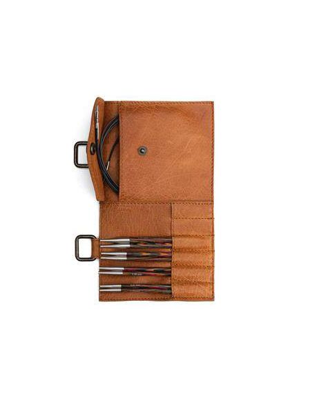 Carita B - étui pour aiguilles interchangeables coloris whisky