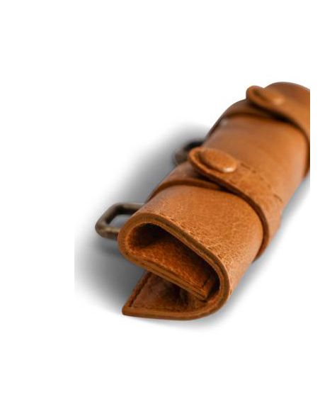 Carita F - étui pour aiguilles circulaires coloris whisky