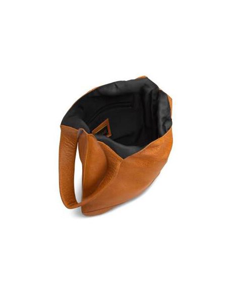 Dzana - sac à tricot coloris whisky