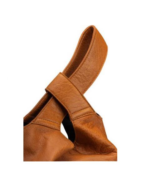 Dzana - sac à tricot coloris whisky