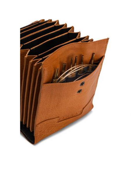 Betina XL - étui pour aiguilles circulaires coloris whisky