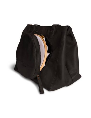 Fro - sac shopper avec rangement extérieur coloris noir