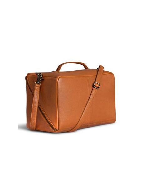Cléo XL - sac à projet avec bandoulière coloris whisky
