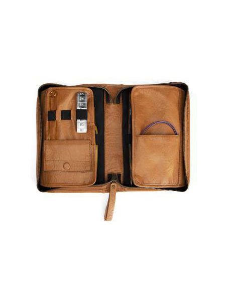 Effi- étui à aiguilles interchangeables coloris whisky