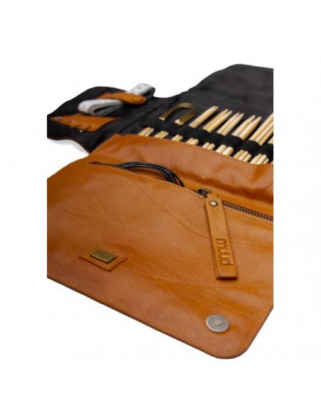 Gro- étui à aiguilles et à crochets coloris whisky