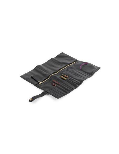 Stockholm- étui pour aiguilles interchangeables et circulaires coloris noir