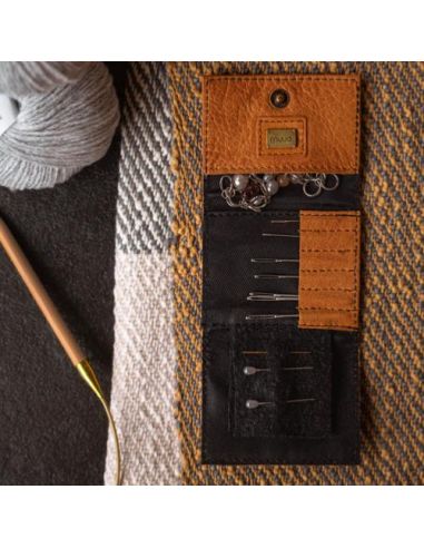 Carla - étui de broderie ou de couture coloris whisky