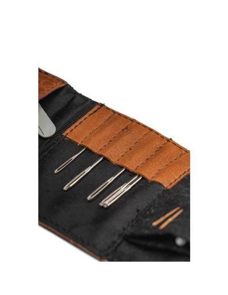 Carla - étui de broderie ou de couture coloris whisky