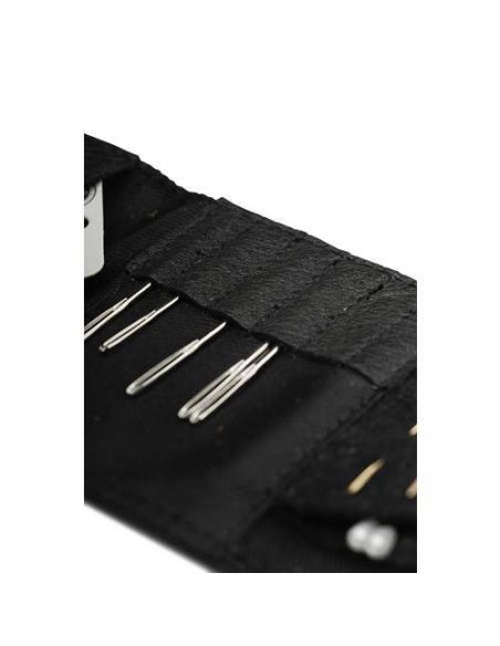 Carla - étui de broderie ou de couture coloris noir