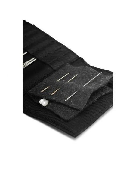 Carla - étui de broderie ou de couture coloris noir